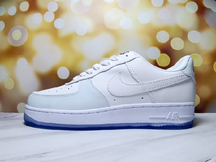 Women's Air Force 1 White/Blue Shoes 129